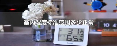 ​室内湿度标准范围多少正常