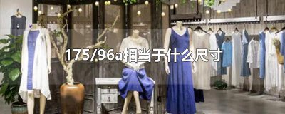 ​175/96a相当于什么尺寸