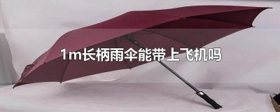 ​1m长柄雨伞能带上飞机吗