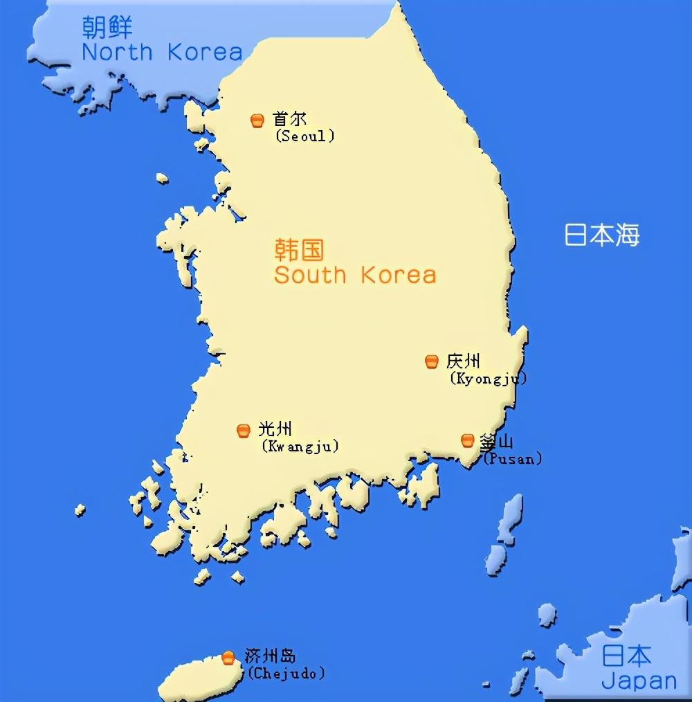 韩国的地理位置,地形,气候 ,经济状况（韩国地理位置地图与特征介绍）(图2)