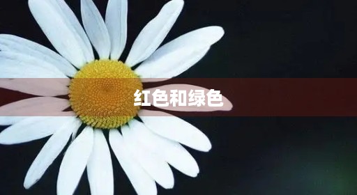 红色和绿色