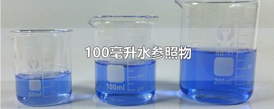 ​100毫升水参照物