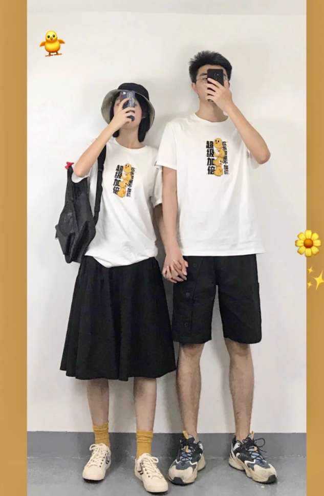 七夕约会，穿情侣装呀，专属于你们两个的浪漫，给甜蜜加分