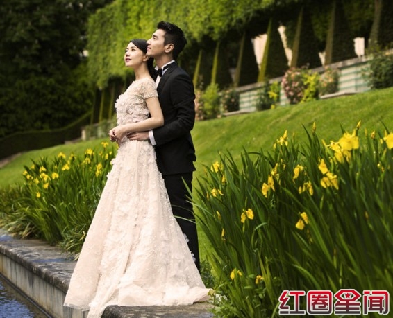 高圆圆赵又廷大婚现场Angelababy错失捧花