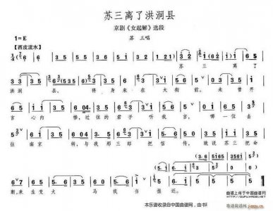 ​苏三离了洪洞县歌词（苏三离了洪洞县歌词是什么）