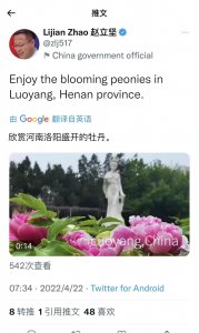 ​赵立坚个人资料简介分析（外交部发言人赵立坚再度向全球网友推介洛阳）