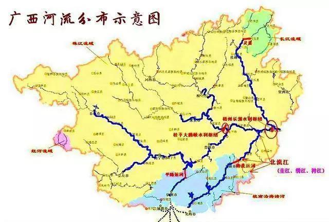广西三大河流(广西三大水系河流特点)
