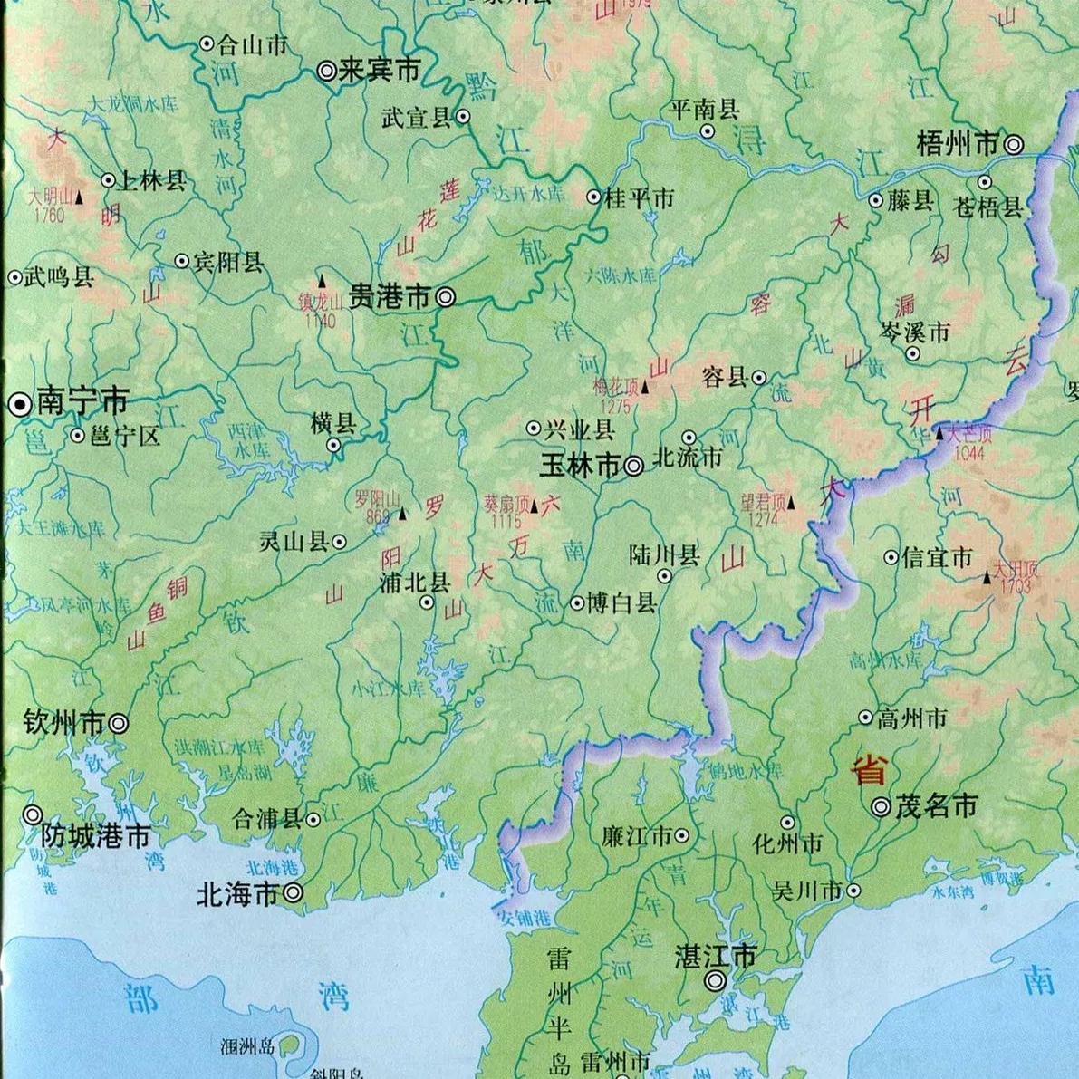 广西三大河流(广西三大水系河流特点)