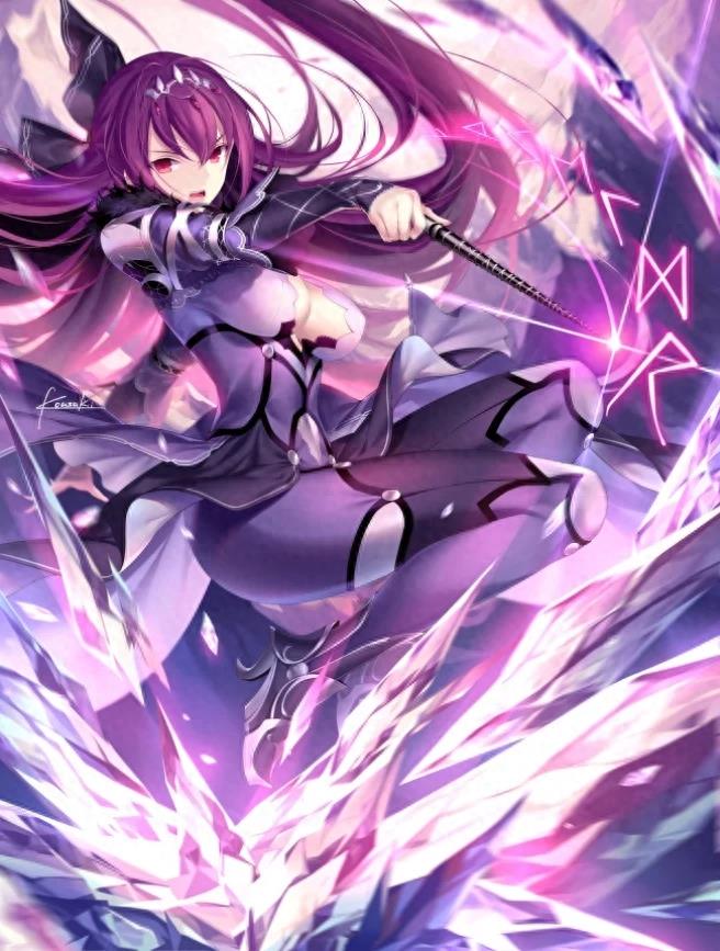 FGO中因为年龄问题被万年玩梗的紫发美少女——斯卡哈