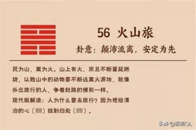 ​《易经》第五十六卦 旅卦（火山旅）
