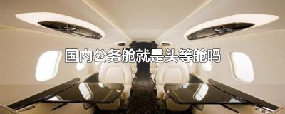 ​国内公务舱就是头等舱吗