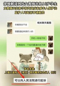 ​法律争议背后的人情纠葛：出轨女教师引发的深思