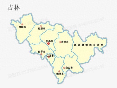 吉林省各地级市面积排名,长春竟不是第一?你的城市在第几位?