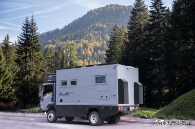 ​五十铃700P四驱越野房车，三把差速锁、高低速四驱