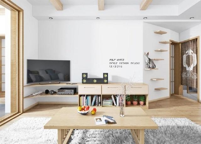 28款北欧风电视背景墙设计，总有一款适合你，爱了爱了