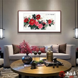 ​沙发背后挂什么画吉利 吉祥花鸟画家居旺财装饰画首选