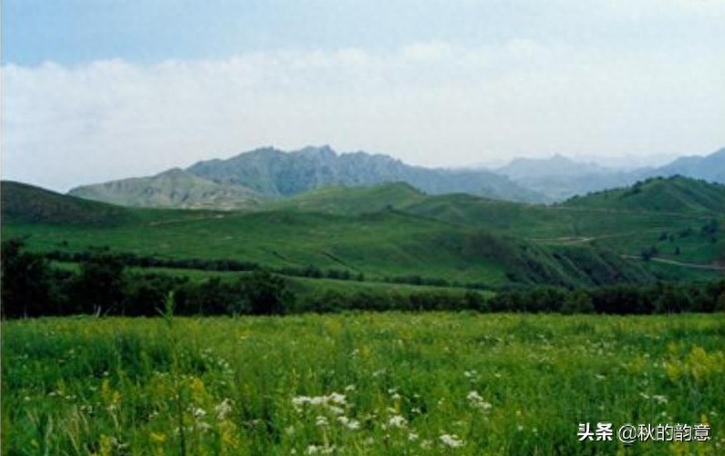 北京灵山自然风景区，海拔2303米，是北京市的第一高峰