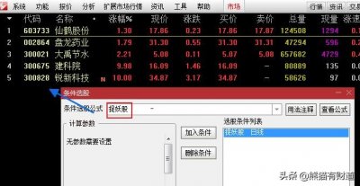 ​「捉妖股」选股器——精准捉妖，从此走上人生巅峰