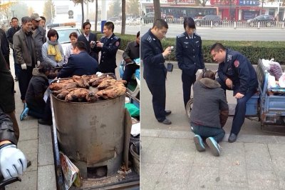 ​三名城管接连被杀，死前肢体被砍塞进口中，民众却拍案叫绝